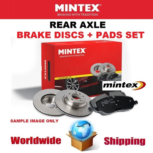 Mintex rear brake discs pads - discs,