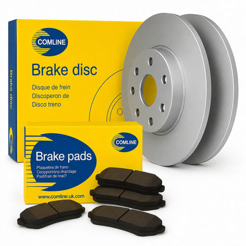 Comline rear brake discs - brake,