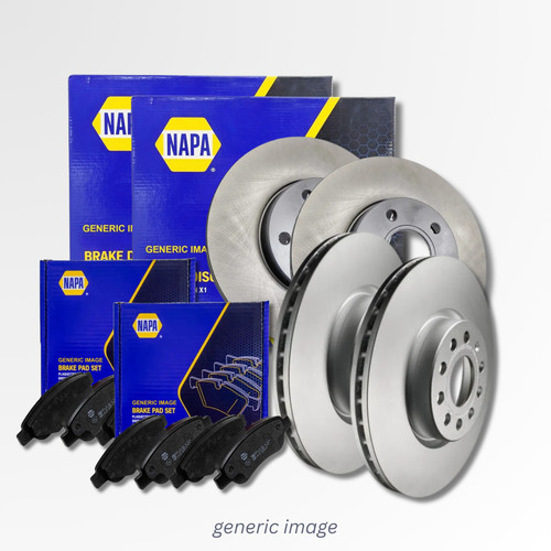 Napa front rear brake - front, &