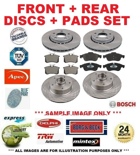 Front rear brake discs and - brake,