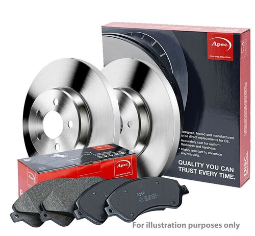 Apec rear brake solid discs - apec,