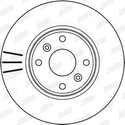 562103jc jurid brake disc - 2x,