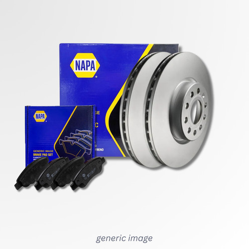 Napa front brake vented discs - front,