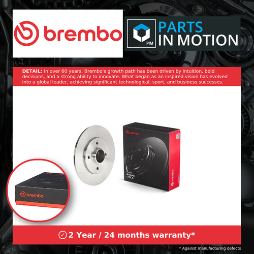 Brake discs pair solid - discs,